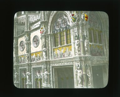 <em>"Paris Exposition: Italian Pavilion, Paris, France, 1900"</em>, 1900. Lantern slide 3.25x4in, 3.25 x 4 in. Brooklyn Museum, Goodyear. (Photo: Brooklyn Museum, S03i2000l01_SL1.jpg