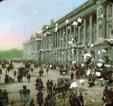 <em>"Paris Exposition: Marine Ministry, Paris, France, 1900"</em>, 1900. Lantern slide 3.25x4in, 3.25 x 4 in. Brooklyn Museum, Goodyear. (Photo: Brooklyn Museum, S03i2009l01.jpg