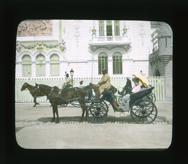 <em>"Paris Exposition: Palace of Decorative Arts, Paris, France, 1900"</em>, 1900. Lantern slide 3.25x4in, 3.25 x 4 in. Brooklyn Museum, Goodyear. (Photo: Brooklyn Museum, S03i2022l01_SL1.jpg