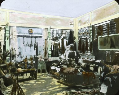 <em>"Paris Exposition: Russian-Siberian Pavilion, Paris, France, 1900"</em>, 1900. Lantern slide 3.25x4in, 3.25 x 4 in. Brooklyn Museum, Goodyear. (Photo: Brooklyn Museum, S03i2044l01.jpg