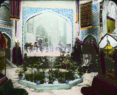 <em>"Paris Exposition: Russian-Siberian Pavilion, Paris, France, 1900"</em>, 1900. Lantern slide 3.25x4in, 3.25 x 4 in. Brooklyn Museum, Goodyear. (Photo: Brooklyn Museum, S03i2086l01.jpg