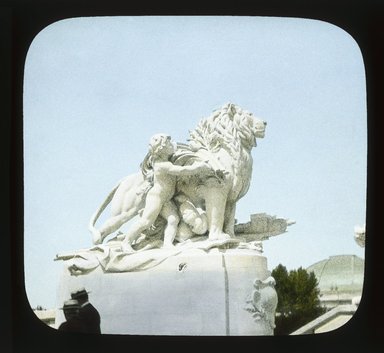 <em>"Paris Exposition: Pont Alexandre III, Paris, France, 1900"</em>, 1900. Lantern slide 3.25x4in, 3.25 x 4 in. Brooklyn Museum, Goodyear. (Photo: Brooklyn Museum, S03i2135l01_SL1.jpg