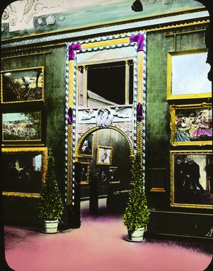 <em>"Paris Exposition: interior view, Paris, France, 1900"</em>, 1900. Lantern slide 3.25x4in, 3.25 x 4 in. Brooklyn Museum, Goodyear. (Photo: Brooklyn Museum, S03i2144l01.jpg