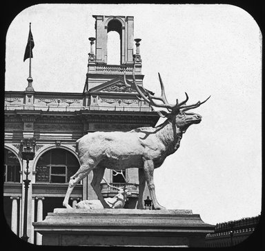 <em>"World's Columbian Exposition: exterior view, Chicago, United States, 1893"</em>, 1893. Lantern slide 3.25x4in, 3.25 x 4 in. Brooklyn Museum, Goodyear. (Photo: Brooklyn Museum, S03i2188l01_SL1.jpg