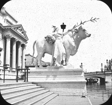 <em>"World's Columbian Exposition: general view, Chicago, United States, 1893"</em>, 1893. Lantern slide 3.25x4in, 3.25 x 4 in. Brooklyn Museum, Goodyear. (Photo: Brooklyn Museum, S03i2202l01.jpg