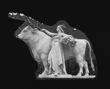 <em>"World's Columbian Exposition: statuary, Chicago, United States, 1893"</em>, 1893. Lantern slide 3.25x4in, 3.25 x 4 in. Brooklyn Museum, Goodyear. (Photo: Brooklyn Museum, S03i2238l01.jpg
