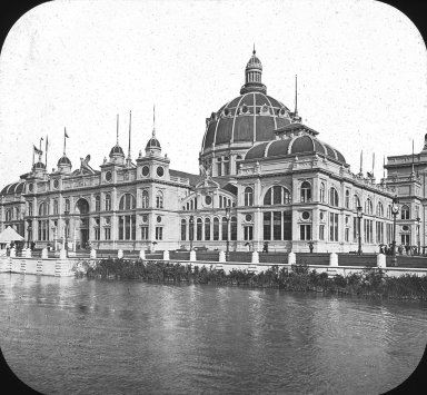 <em>"World's Columbian Exposition: U.S. Government Building, Chicago, United States, 1893"</em>, 1893. Lantern slide 3.25x4in, 3.25 x 4 in. Brooklyn Museum, Goodyear. (Photo: Brooklyn Museum, S03i2252l01.jpg