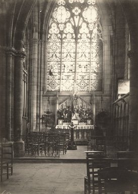 <em>"St. Loup, Chalons, France, n.d."</em>. Bw photographic print 5x7in, 5 x 7 in. Brooklyn Museum, Goodyear. (Photo: Brooklyn Museum, S03i2334v01.jpg