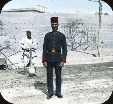 <em>"Cairo, Egypt"</em>. Lantern slide 3.25x4in, 3.25 x 4 in. Brooklyn Museum, Goodyear. (Photo: T.H. McAllister, S03i2373l01.jpg