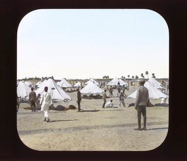 <em>"Wady Halfa, Egypt"</em>. Lantern slide 3.25x4in, 3.25 x 4 in. Brooklyn Museum, Goodyear. (Photo: T.H. McAllister, S03i2374l01_SL1.jpg