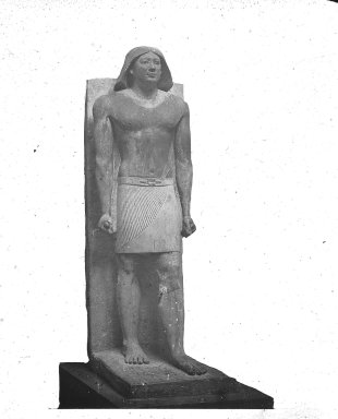 <em>"Saqqara, Egypt"</em>. Lantern slide 3.25x4in, 3.25 x 4 in. Brooklyn Museum, Goodyear. (Photo: T.H. McAllister, S03i2379l01.jpg