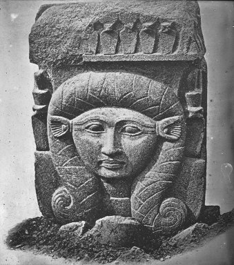 <em>"Bubastis, Egypt"</em>. Lantern slide 3.25x4in, 3.25 x 4 in. Brooklyn Museum, Goodyear. (Photo: Brooklyn Museum, S03i2393l01.jpg