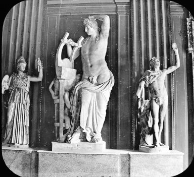 <em>"Capitoline Museum, Rome, Italy"</em>. Lantern slide 3.25x4in, 3.25 x 4 in. Brooklyn Museum, Goodyear. (Photo: T.H. McAllister, S03i2542l01.jpg