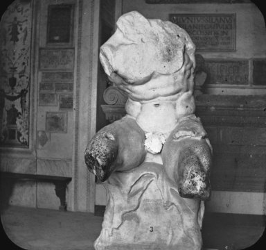 <em>"Rome, Italy"</em>. Lantern slide 3.25x4in, 3.25 x 4 in. Brooklyn Museum, Goodyear. (Photo: Brooklyn Museum, S03i2556l01.jpg