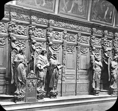 <em>"St. Paul, Antwerp, Belgium"</em>. Lantern slide 3.25x4in, 3.25 x 4 in. Brooklyn Museum, Goodyear. (Photo: J.B. Colt, S03i2567l01.jpg