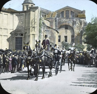 <em>"Rome, Italy"</em>. Lantern slide 3.25x4in, 3.25 x 4 in. Brooklyn Museum, Goodyear. (Photo: T.H. McAllister, S03i2712l01.jpg