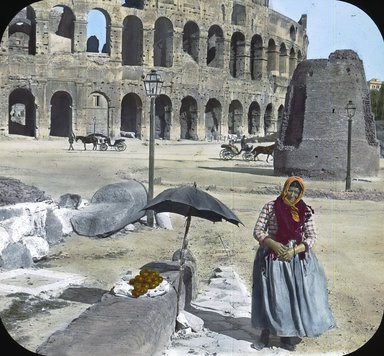 <em>"Rome, Italy"</em>. Lantern slide 3.25x4in, 3.25 x 4 in. Brooklyn Museum, Goodyear. (Photo: T.H. McAllister, S03i2777l01.jpg