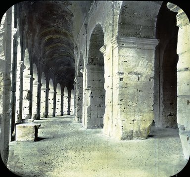 <em>"Porta San Lorenzo, Rome, Italy"</em>. Lantern slide 3.25x4in, 3.25 x 4 in. Brooklyn Museum, Goodyear. (Photo: T.H. McAllister, S03i2779l01.jpg