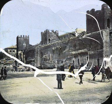 <em>"Italy"</em>. Lantern slide 3.25x4in, 3.25 x 4 in. Brooklyn Museum, Goodyear. (Photo: Brooklyn Museum, S03i2780l01.jpg