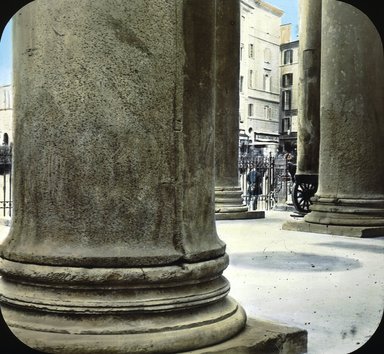<em>"Pantheon, Rome, Italy"</em>. Lantern slide 3.25x4in, 3.25 x 4 in. Brooklyn Museum, Goodyear. (Photo: T.H. McAllister, S03i2784l01.jpg