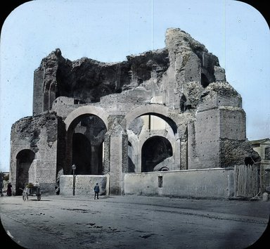 <em>"Temple of Minerva Medica, Rome, Italy"</em>. Lantern slide 3.25x4in, 3.25 x 4 in. Brooklyn Museum, Goodyear. (Photo: T.H. McAllister, S03i2785l01.jpg