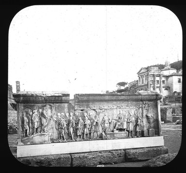 <em>"Forum Romanum, Rome, Italy"</em>. Lantern slide 3.25x4in, 3.25 x 4 in. Brooklyn Museum, Goodyear. (Photo: T.H. McAllister, S03i2803l01.jpg