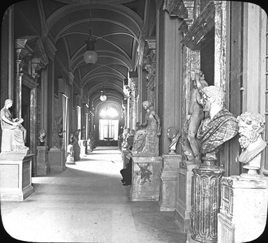 <em>"Capitoline Museum, Rome, Italy"</em>. Lantern slide 3.25x4in, 3.25 x 4 in. Brooklyn Museum, Goodyear. (Photo: T.H. McAllister, S03i2836l01.jpg