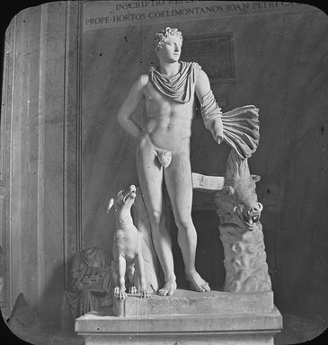 <em>"Vatican Museum, Rome, Italy"</em>. Lantern slide 3.25x4in, 3.25 x 4 in. Brooklyn Museum, Goodyear. (Photo: T.H. McAllister, S03i2860l01.jpg