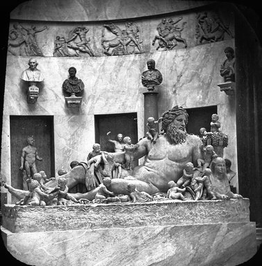 <em>"Rome, Italy"</em>. Lantern slide 3.25x4in, 3.25 x 4 in. Brooklyn Museum, Goodyear. (Photo: Brooklyn Museum, S03i2862l01.jpg