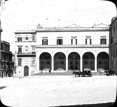 <em>"S. Pietro in Vincoli, Rome, Italy"</em>. Lantern slide 3.25x4in, 3.25 x 4 in. Brooklyn Museum, Goodyear. (Photo: T.H. McAllister, S03i2898l01.jpg