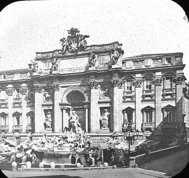 <em>"Palazzo Poli, Rome, Italy"</em>. Lantern slide 3.25x4in, 3.25 x 4 in. Brooklyn Museum, Goodyear. (Photo: J.B. Colt, S03i2910l01.jpg