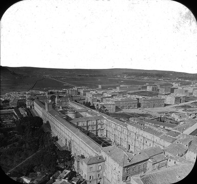 <em>"St. Peter's, Rome, Italy"</em>. Lantern slide 3.25x4in, 3.25 x 4 in. Brooklyn Museum, Goodyear. (Photo: T.H. McAllister, S03i2998l01.jpg