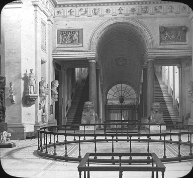 <em>"Vatican Museum, Rome, Italy"</em>. Lantern slide 3.25x4in, 3.25 x 4 in. Brooklyn Museum, Goodyear. (Photo: T.H. McAllister, S03i3000l01.jpg