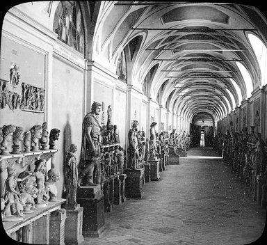 <em>"Vatican Museum, Rome, Italy"</em>. Lantern slide 3.25x4in, 3.25 x 4 in. Brooklyn Museum, Goodyear. (Photo: T.H. McAllister, S03i3010l01.jpg