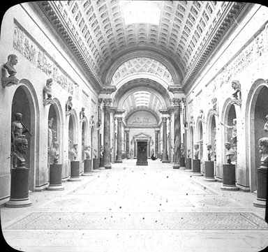 <em>"Vatican Museum, Rome, Italy"</em>. Lantern slide 3.25x4in, 3.25 x 4 in. Brooklyn Museum, Goodyear. (Photo: T.H. McAllister, S03i3012l01.jpg