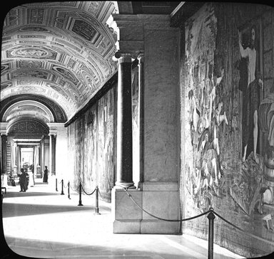 <em>"Vatican Museum, Rome, Italy"</em>. Lantern slide 3.25x4in, 3.25 x 4 in. Brooklyn Museum, Goodyear. (Photo: T.H. McAllister, S03i3015l01.jpg