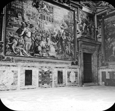 <em>"Vatican Museum, Rome, Italy"</em>. Lantern slide 3.25x4in, 3.25 x 4 in. Brooklyn Museum, Goodyear. (Photo: T.H. McAllister, S03i3023l01.jpg