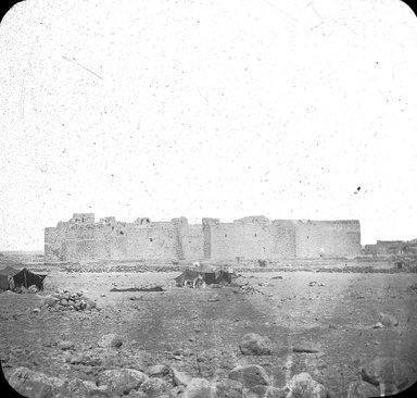 <em>"Bosra, Syria"</em>. Lantern slide 3.25x4in, 3.25 x 4 in. Brooklyn Museum, Goodyear. (Photo: Brooklyn Museum, S03i3053l01.jpg