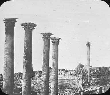 <em>"Bosra, Syria"</em>. Lantern slide 3.25x4in, 3.25 x 4 in. Brooklyn Museum, Goodyear. (Photo: Brooklyn Museum, S03i3055l01.jpg