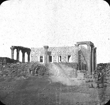 <em>"Hauran, Syria"</em>. Lantern slide 3.25x4in, 3.25 x 4 in. Brooklyn Museum, Goodyear. (Photo: Brooklyn Museum, S03i3056l01.jpg