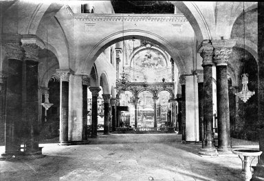 <em>"Cathedral, Bari, Italy, 1895?"</em>, 1895?. Lantern slide 3.25x4in, 3.25 x 4 in. Brooklyn Museum, Goodyear. (Photo: Brooklyn Museum, S03i3261l01.jpg