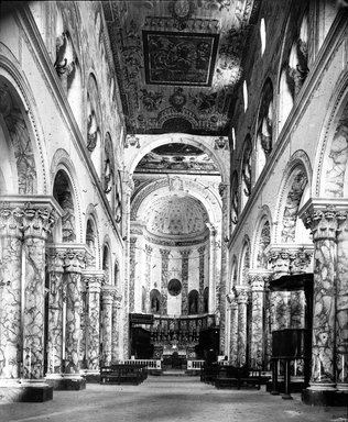 <em>"Cathedral, Trani, Italy, 1895"</em>, 1895. Lantern slide 3.25x4in, 3.25 x 4 in. Brooklyn Museum, Goodyear. (Photo: Brooklyn Museum, S03i3277l01.jpg