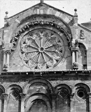 <em>"Cathedral, Troja, Italy, 1895"</em>, 1895. Lantern slide 3.25x4in, 3.25 x 4 in. Brooklyn Museum, Goodyear. (Photo: Brooklyn Museum, S03i3283l01.jpg