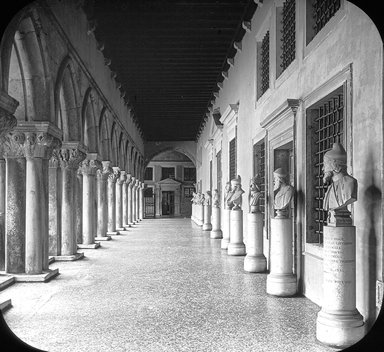 <em>"Palazzo Ducale, Venice, Italy"</em>. Lantern slide 3.25x4in, 3.25 x 4 in. Brooklyn Museum, Goodyear. (Photo: T.H. McAllister, S03i3335l01.jpg