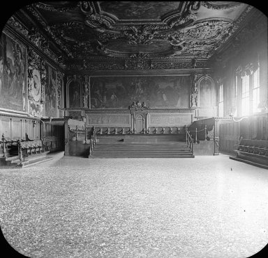 <em>"Palazzo Ducale, Venice, Italy"</em>. Lantern slide 3.25x4in, 3.25 x 4 in. Brooklyn Museum, Goodyear. (Photo: T.H. McAllister, S03i3370l01.jpg