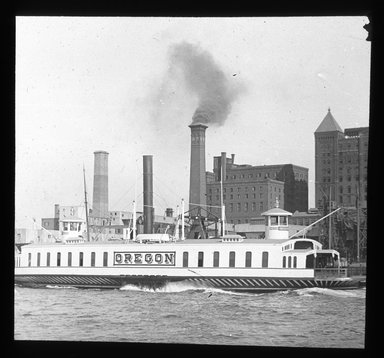 <em>"Views: Brooklyn, Long Island, Staten Island. Brooklyn scenes; buildings. View 038: Havemeyer Sugar House, Williamsburg, 1894."</em>, 1894. Lantern slide 3.25x4in, 3.25 x 4 in. Brooklyn Museum, CHART_2011. (Photo: E.J. Cockey, S10_11_Brooklyn_LI_SI_Brooklyn_Scenes_Buildings038.jpg