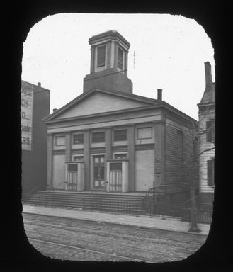 <em>"Views: Brooklyn. Various. View 026: Mayflower. 1890."</em>, 1890. Lantern slide 3.25x4in, 3.25 x 4 in. Brooklyn Museum, CHART_2011. (Photo: Julius Wilcox, S10_12_Brooklyn_Various026.jpg