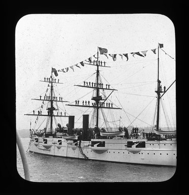 <em>"Views: U.S. Columbian Celebration: Oct. 1892. View 003: Newark, 1893."</em>, 1893. Lantern slide 3.25x4in, 3.25 x 4 in. Brooklyn Museum, CHART_2011. (Photo: Starks W. Lewis, S10_20_US_Columbian_Celebration_Oct_1892.003.jpg