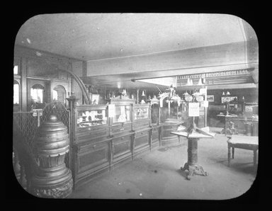 <em>"Views: U.S., Brooklyn. Brooklyn Daily Eagle. View 002: Main office, Old Eagle Building, Lower Fulton Street, Brooklyn."</em>. Lantern slide 3.25x4in, 3.25 x 4 in. Brooklyn Museum, CHART_2011. (Photo: Negative loaned by Eagle, S10_21_US_Brooklyn_Brooklyn_Daily_Eagle002.jpg