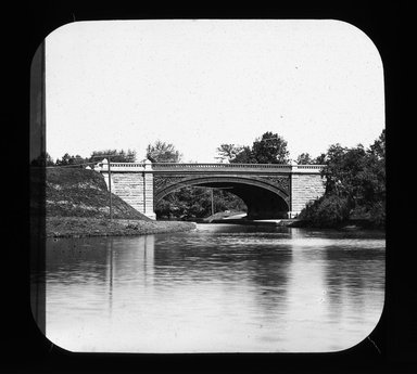 <em>"Views: U.S., Brooklyn. Brooklyn, Prospect Park. View 017: Bridge [Terrace Bridge]."</em>. Lantern slide 3.25x4in, 3.25 x 4 in. Brooklyn Museum, CHART_2011. (Photo: Gould W. Hart, S10_21_US_Brooklyn_Brooklyn_Prospect_Park017.jpg